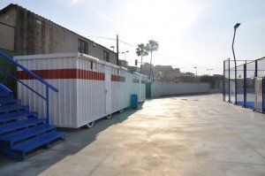 Vestuarios de las pistas de pádel